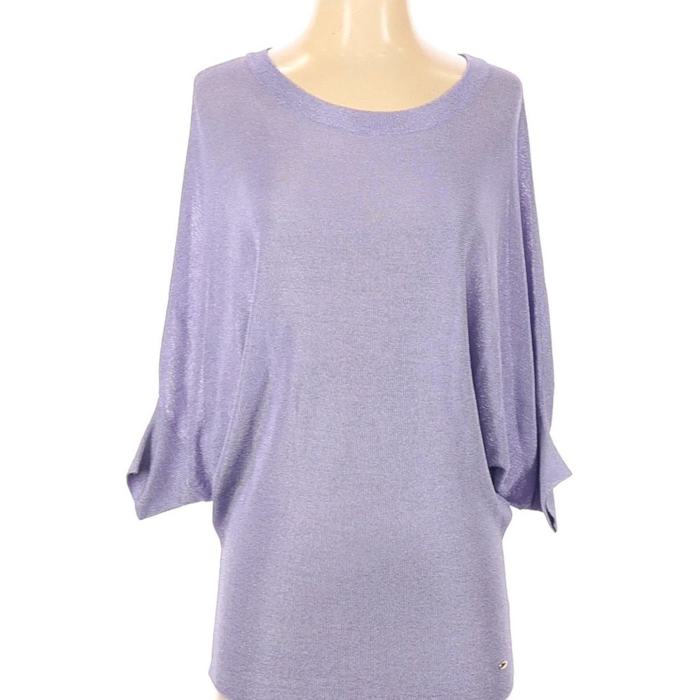 Escada Lavender Knit Dolman Top XS